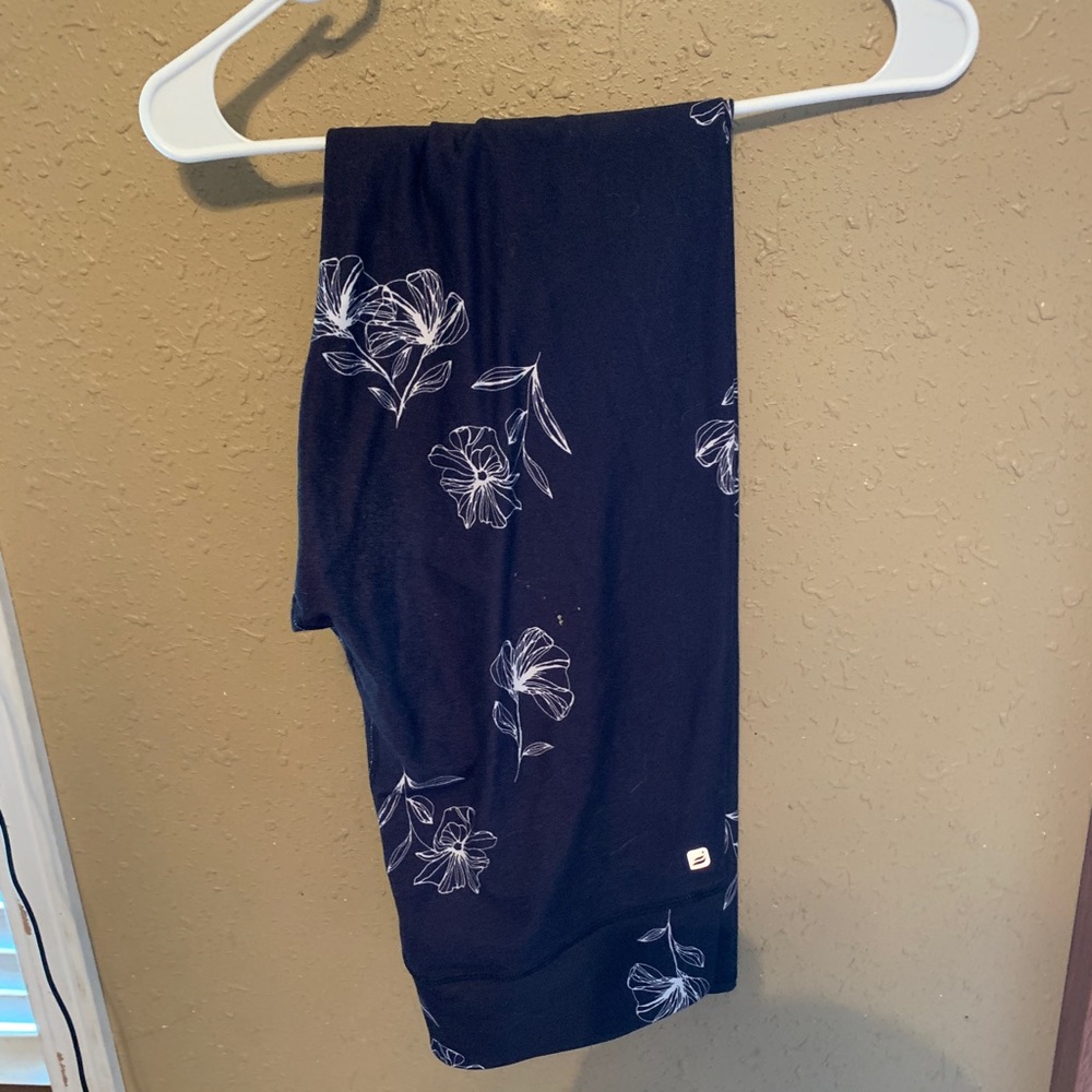 Black Leggings with White Flowers from Fabletics